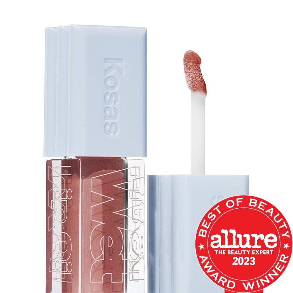 NEW NWT KOSAS Wet Lip Oil Gloss
Plumping Peptide Lip Treatment Bombshell